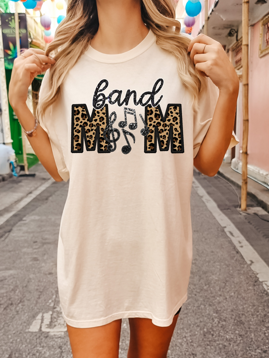 Band mom - cheetah print
