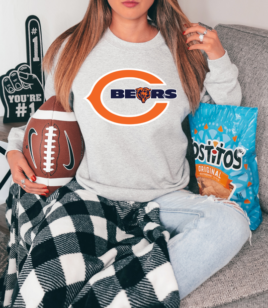 Chicago Bears logo with bears inside