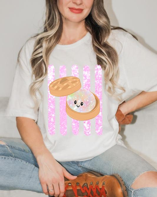 Pink Glitter Dumpling