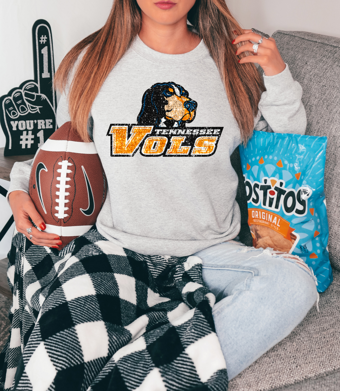 Vols with Mascot Glitter - DTF Print