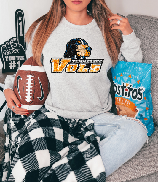 Vols with Mascot Glitter - DTF Print