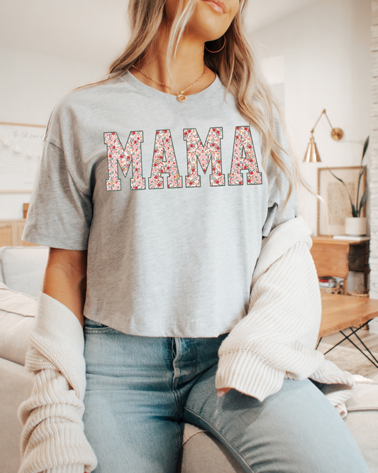Mama Pink And White Flowers