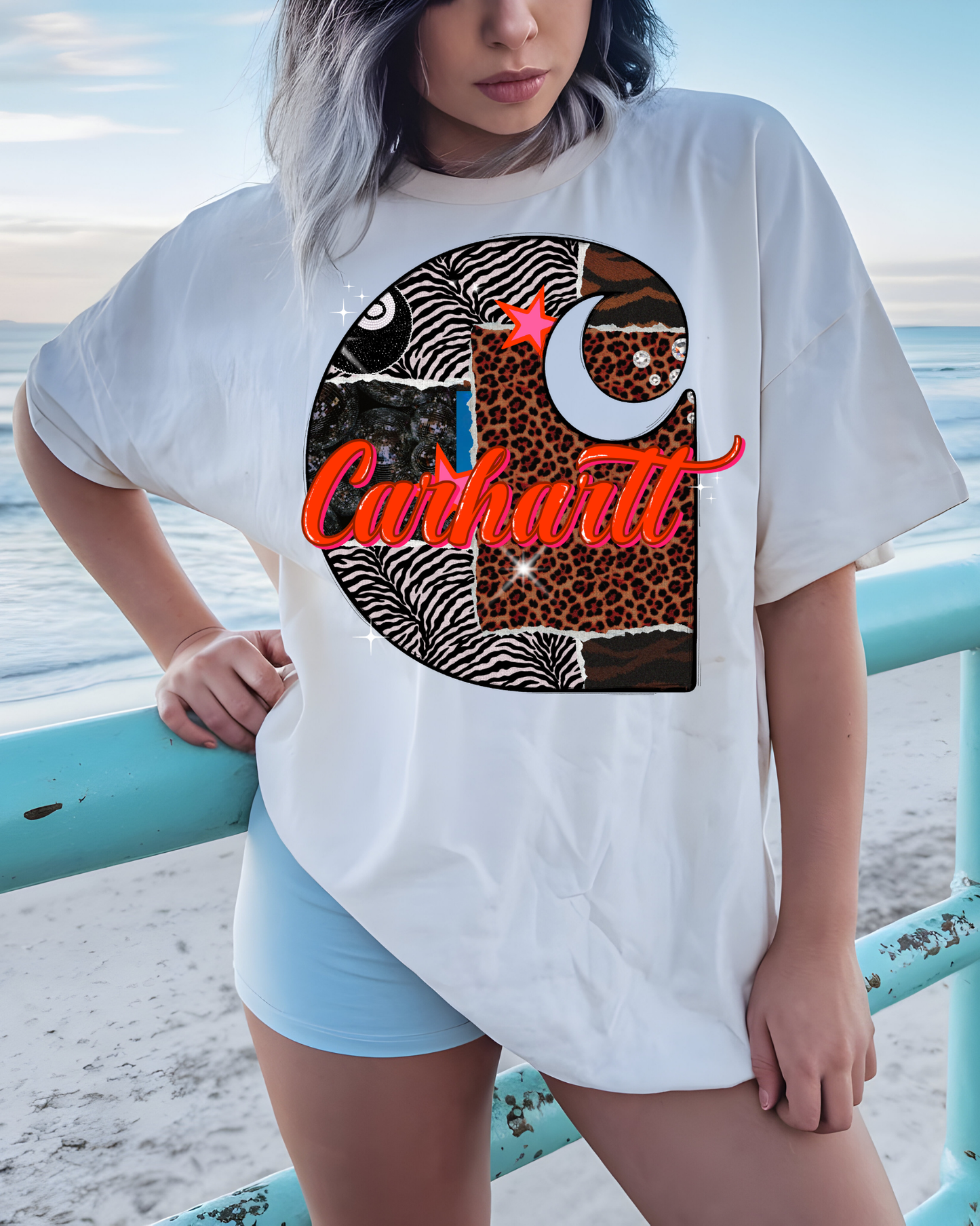 Carhartt Leopard Zebra 8Ball Disco