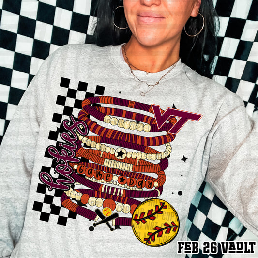 HOKIES SOFTBALL GAME DAY BRACELETS