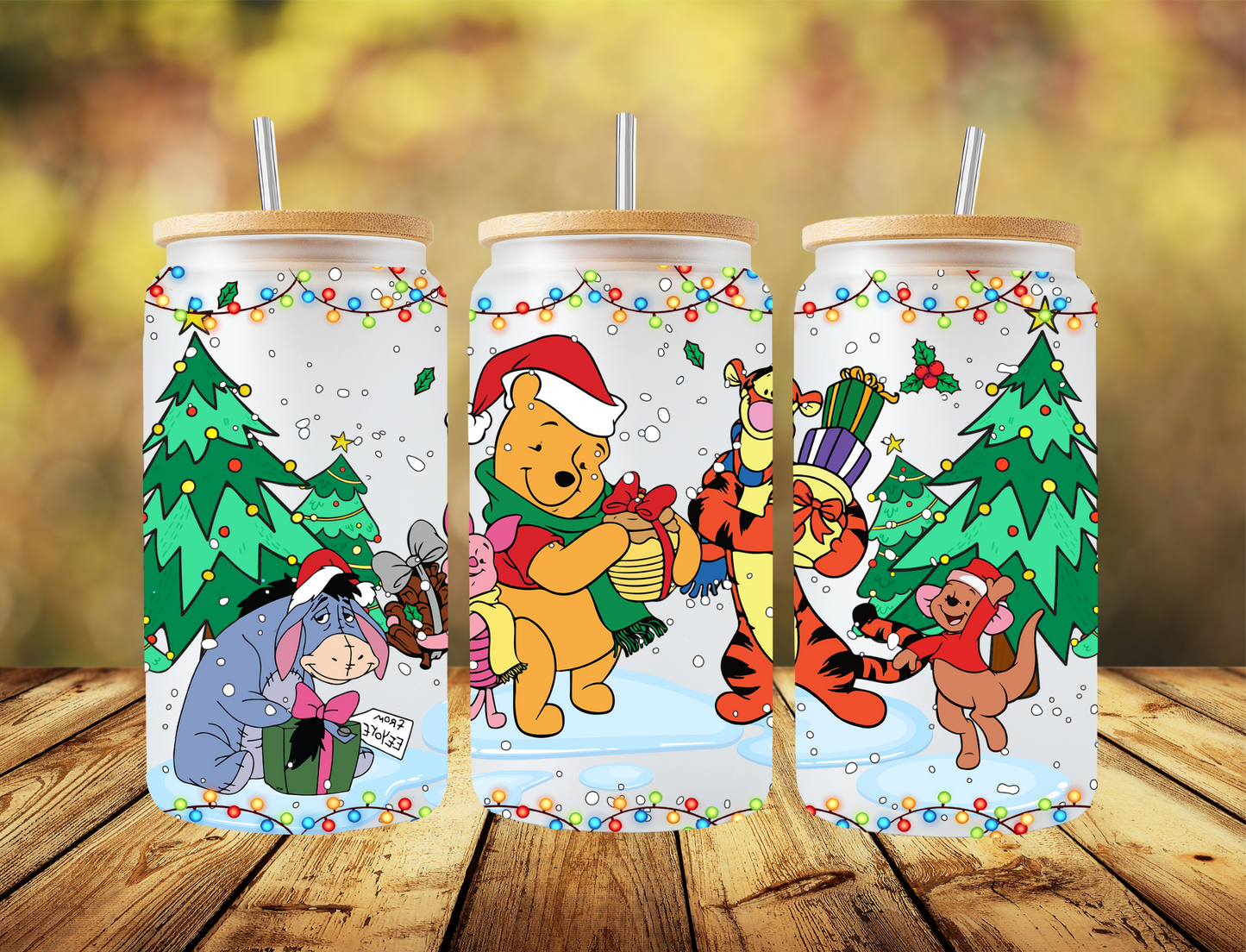 Pooh Tigger Friends Christmas Tree - UV Libby Wrap