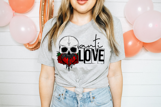 Anti Love Skull & Heart