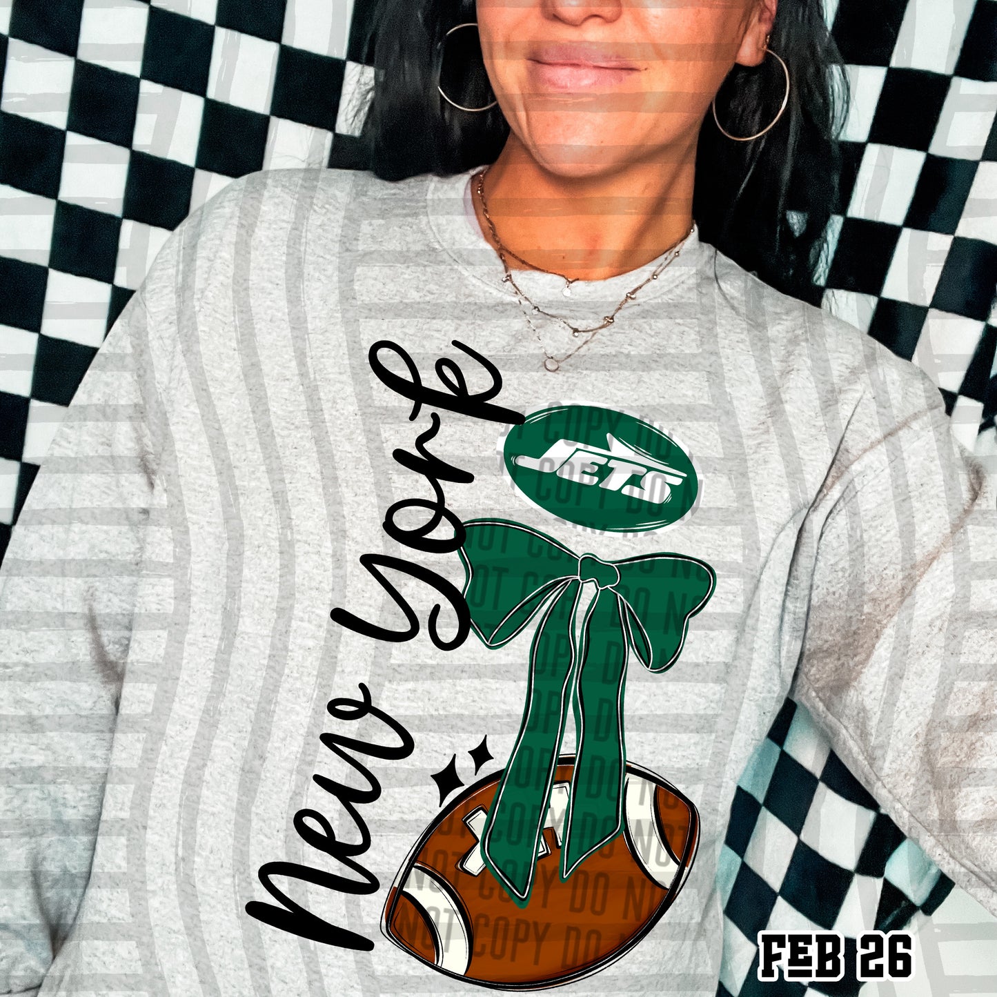 NEW YORK JETS FOOTBALL BOW
