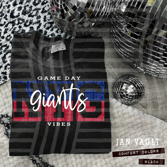 GAME DAY VIBES NEW YORK GIANTS