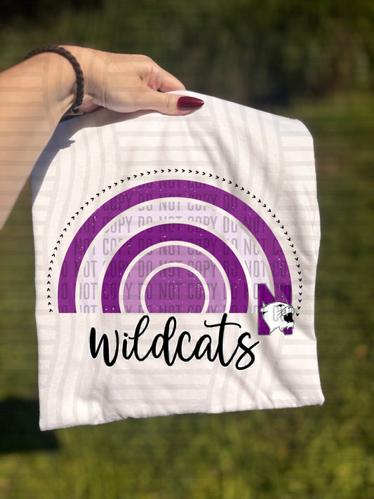 Retro Sunset Wildcats