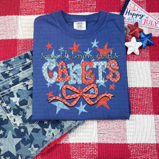 SMALL TOWN ROOTS CADETS RED WHITE & BLUE