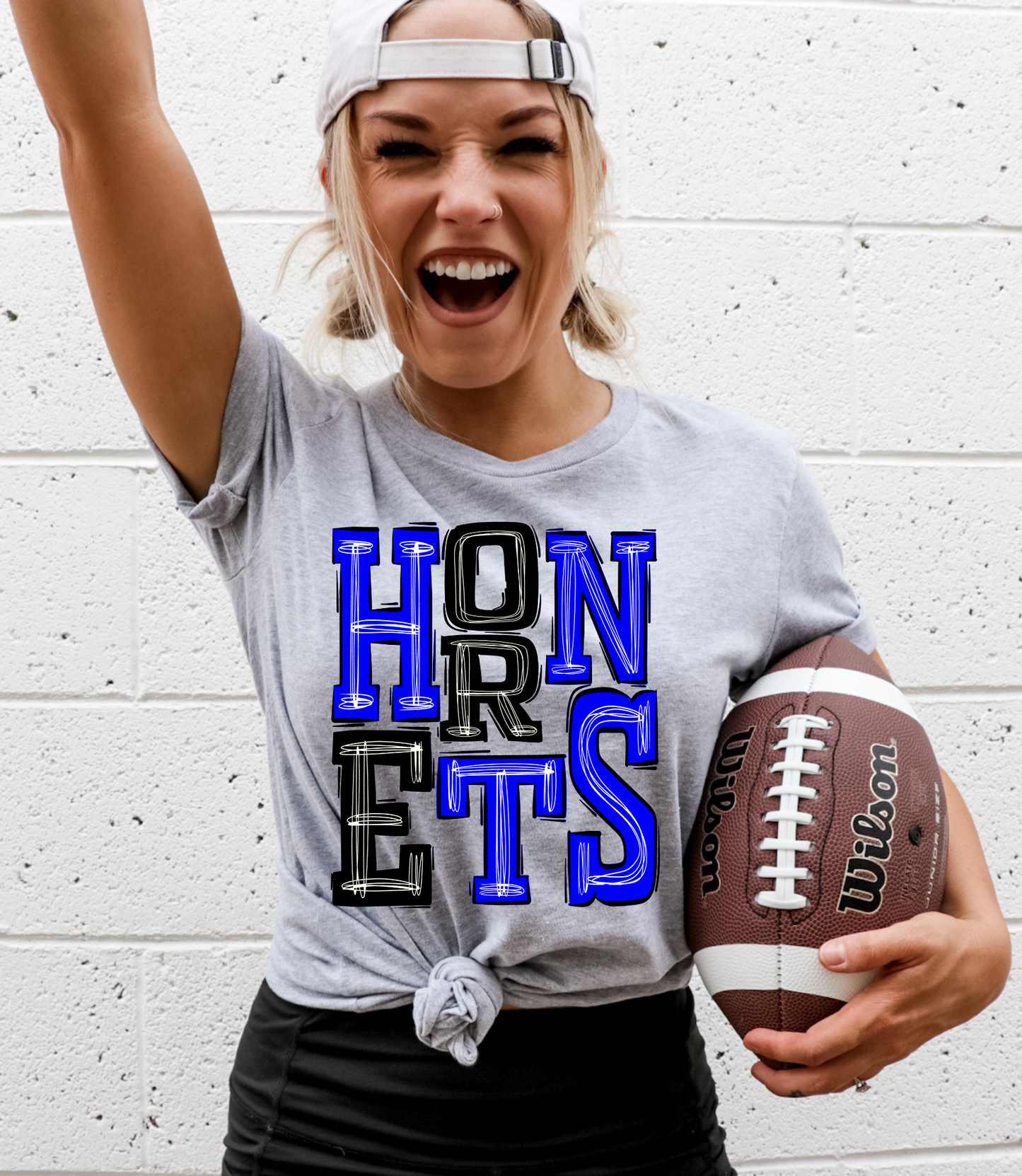 Hornets (BLK/ROYAL) - DTF Print
