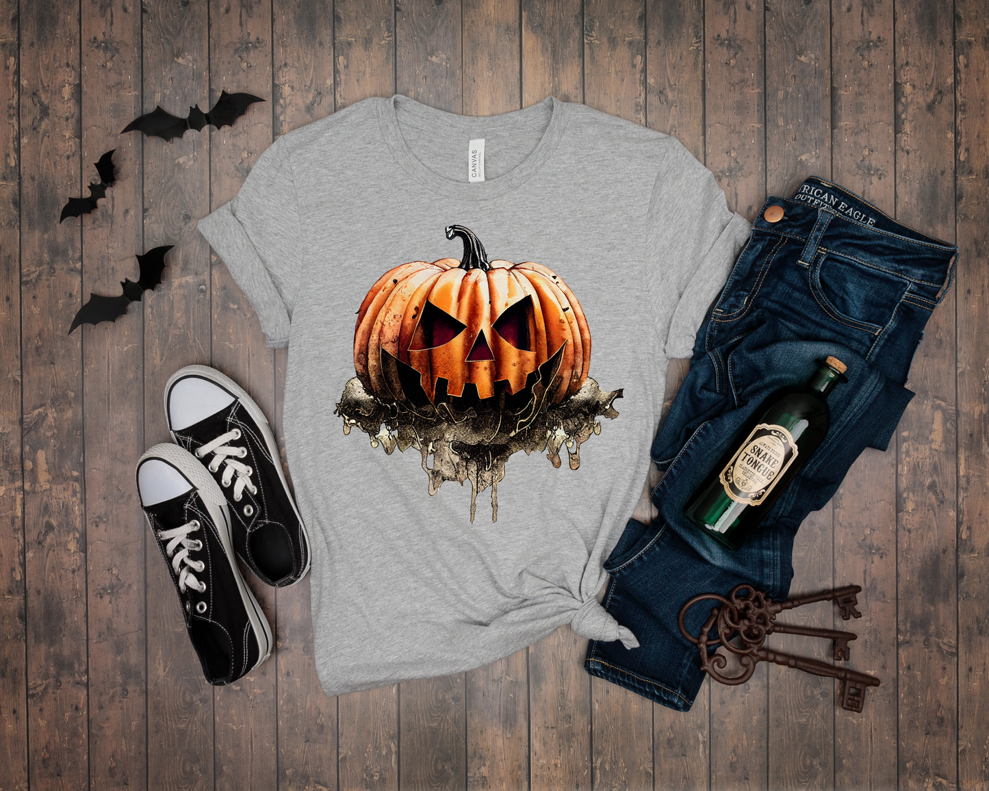 Spooky pumpkin drip