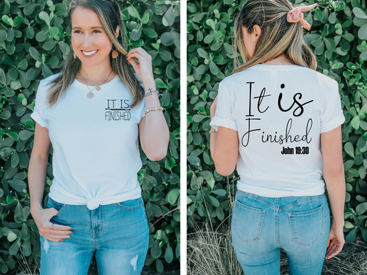 It is finished John 19:30 - back