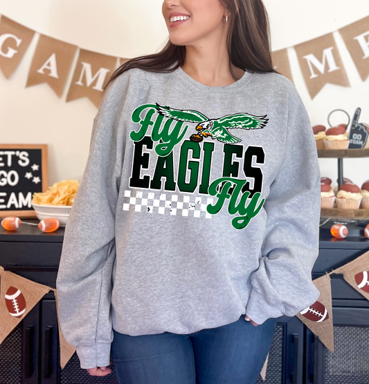 Fly Eagles Fly Throwback White