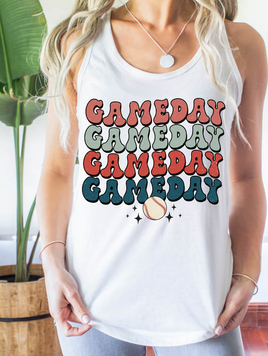 Gameday-red and blue with black sparkle
