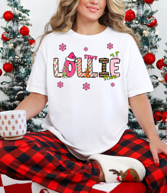 Lollie Grinch Christmas Doodle