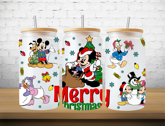 Merry Christmas Mickey Bag of Toys - UV Libby Wrap