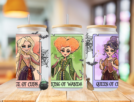 King of wands, queen of cups  - UV Libby Wrap