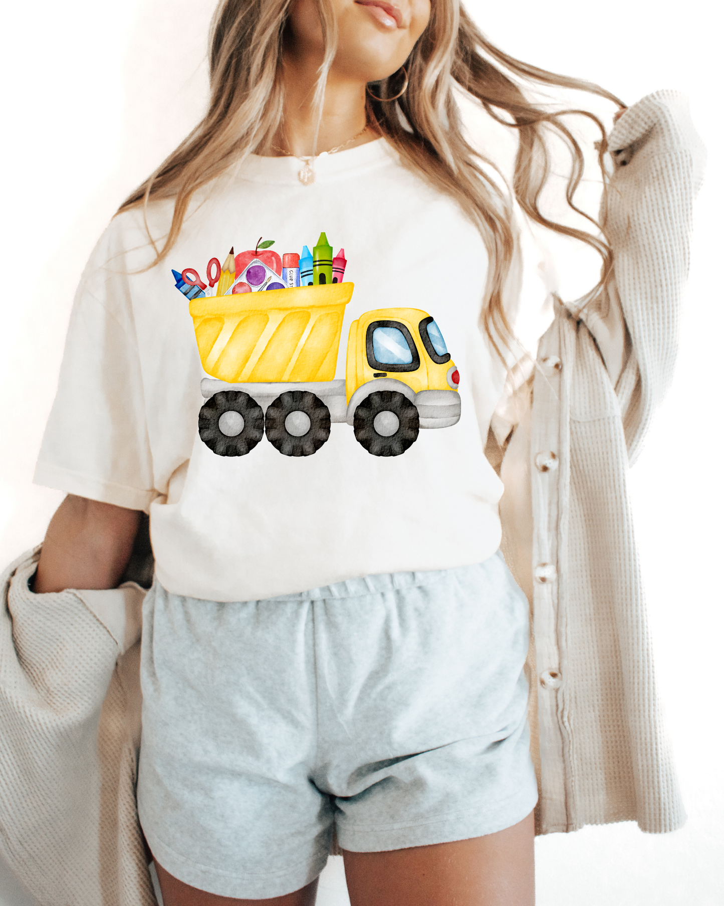 Toy Truck With School Supplies