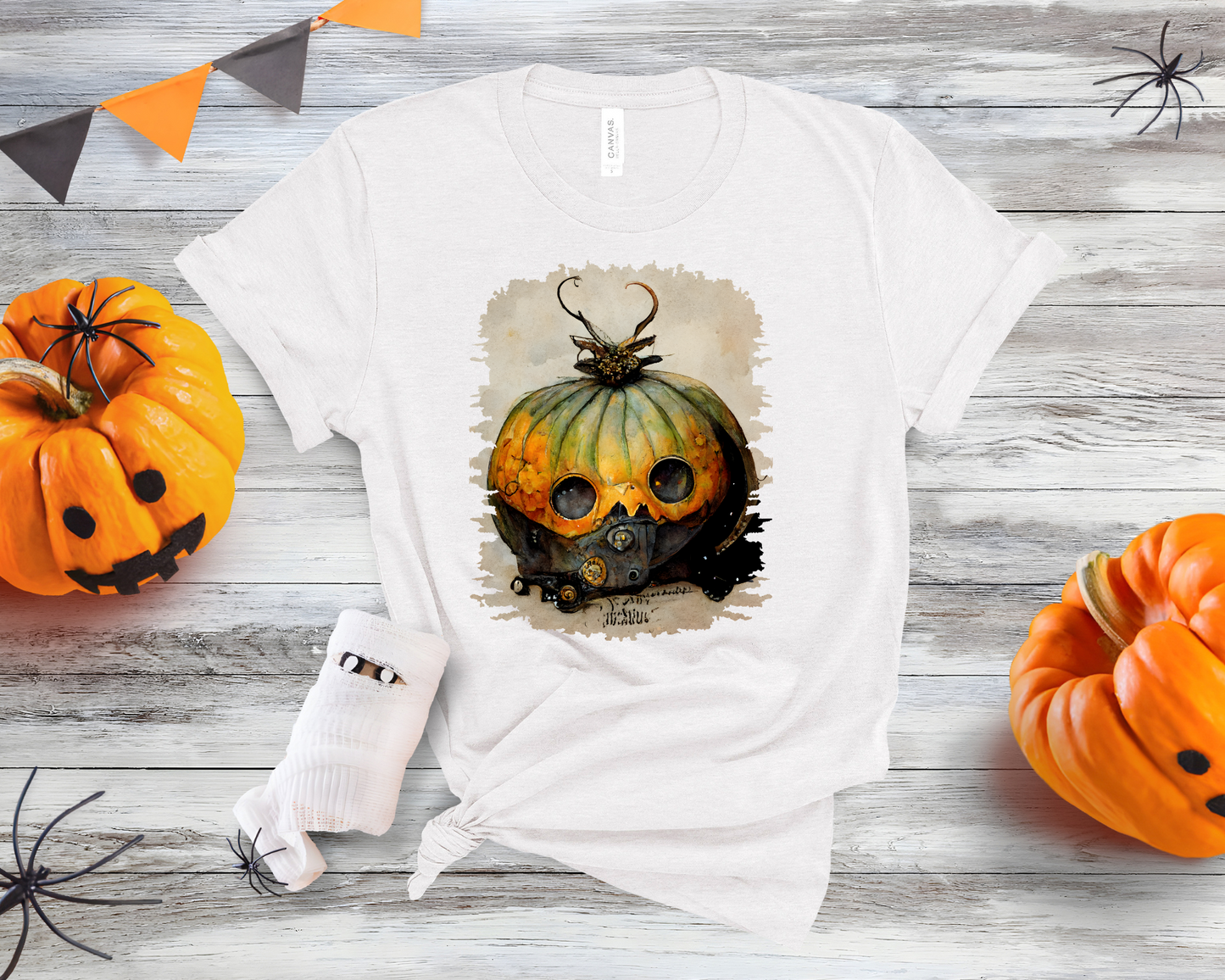 Spooky pumpkin mask