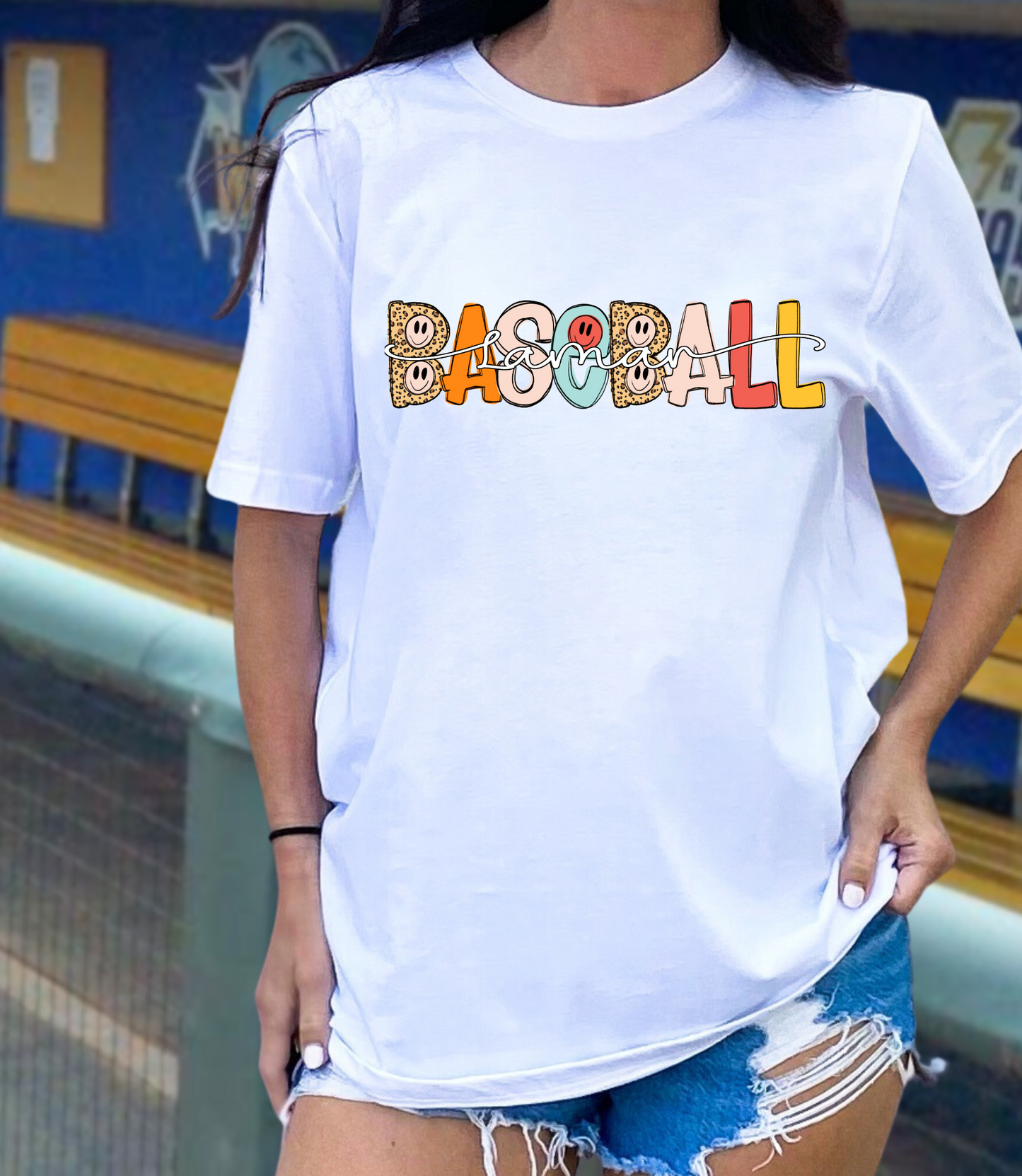 Lamar Baseball - white
