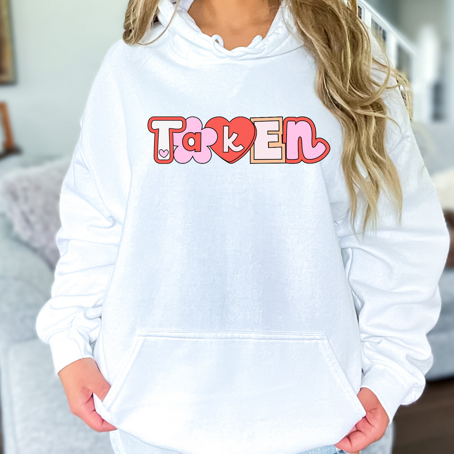 Taken Heart Letters- DTF Transfer