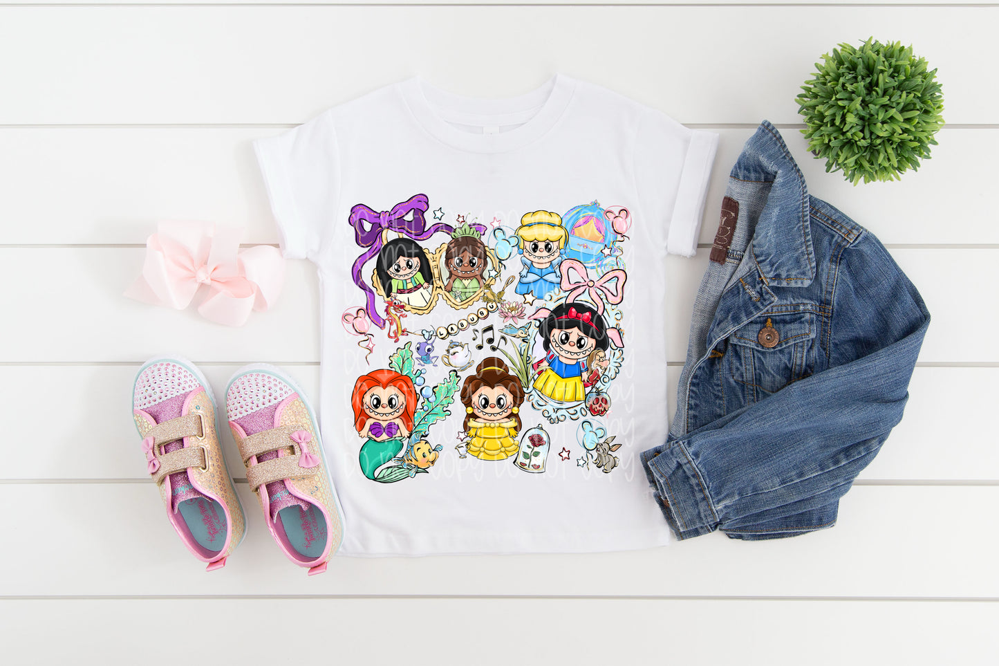 Princess labubu collage