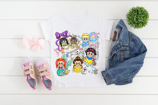 Princess labubu collage