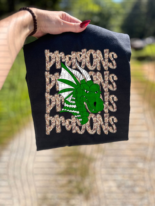 Camo Dragons Green