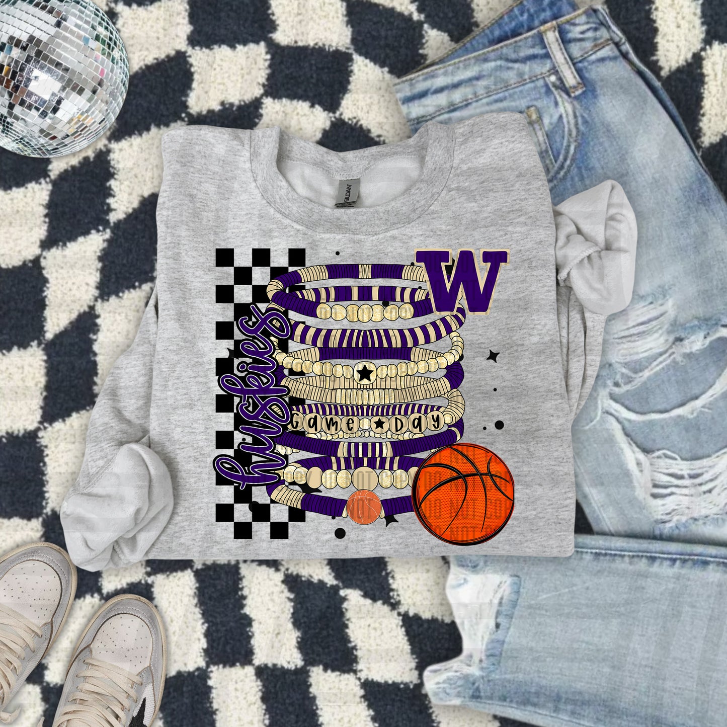 HUSKIES BASKETBALL GAME DAY BRACELETS