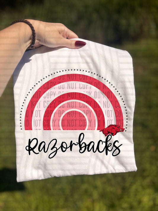 Retro Sunset Razorbacks