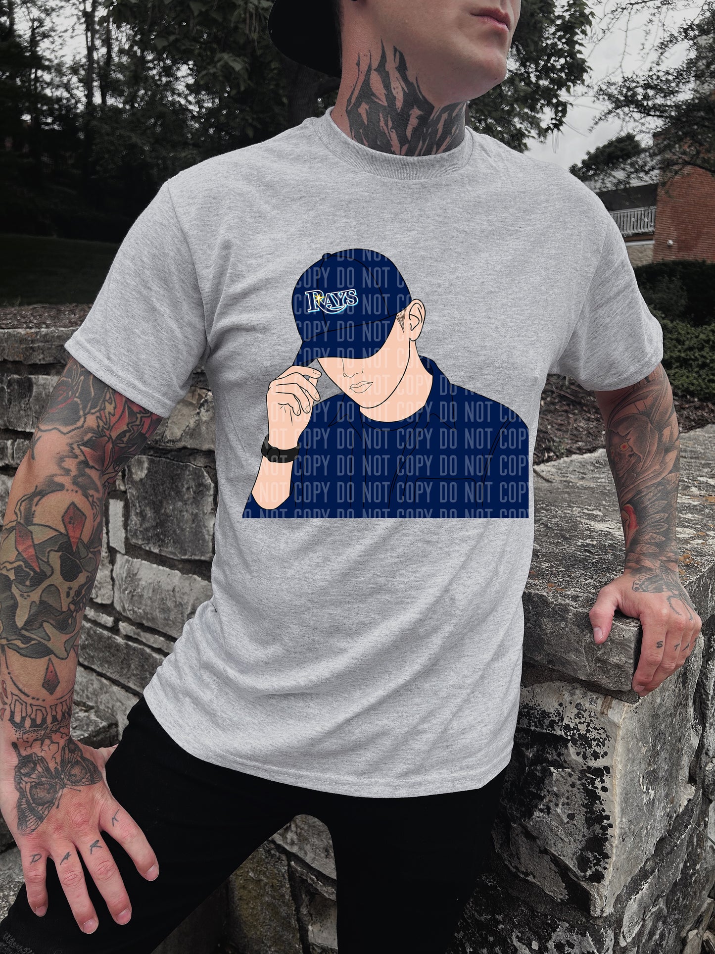 TAMPA BAY RAYS BASEBALL MAN