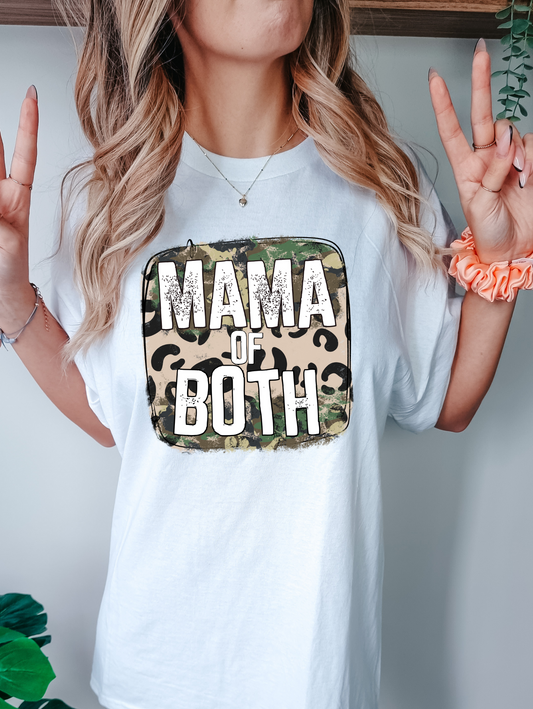 Mama of both, camo and cheetah print