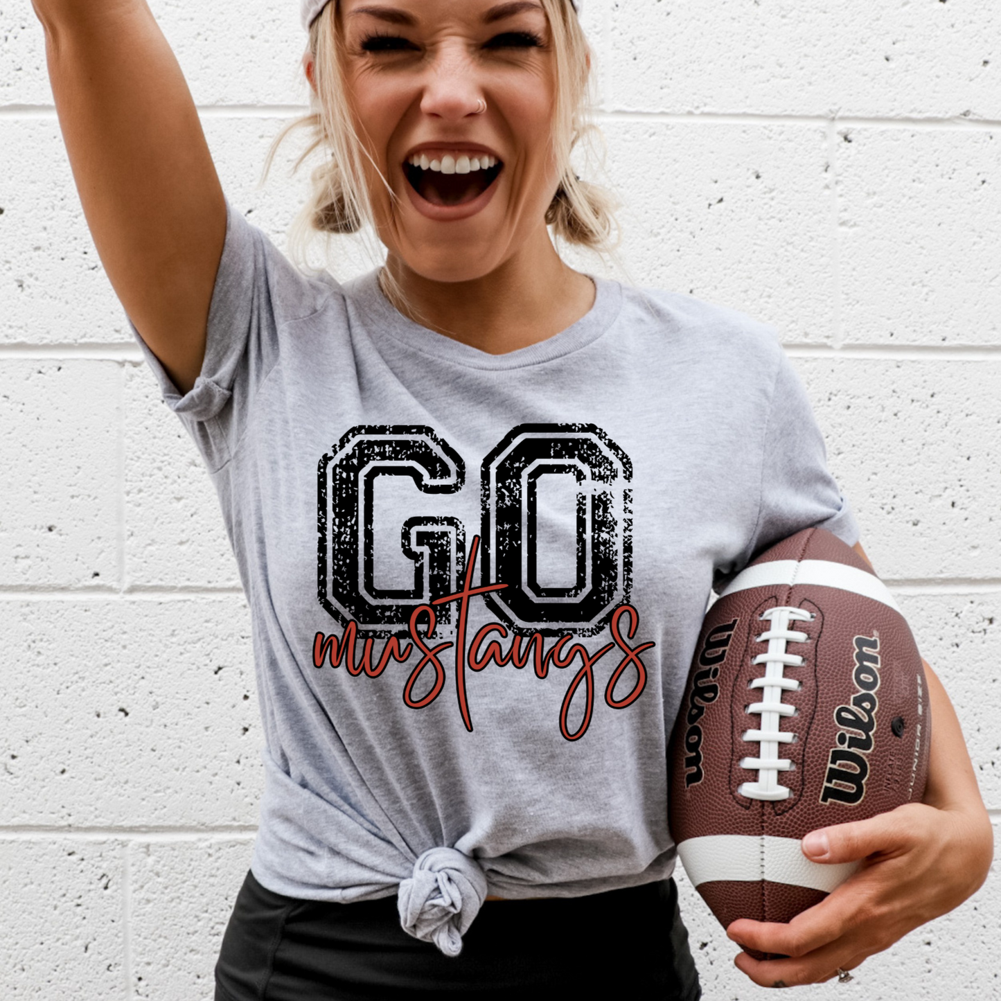Go Mustangs (DARK ORANGE/BROWN)