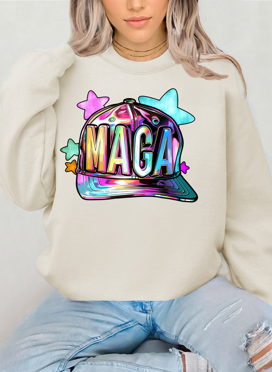 Neon Maga Hat