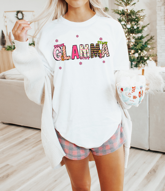 Glamma Grinch Christmas Doodle