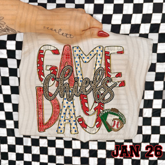 BASEBALL GAME DAY CHIEFS