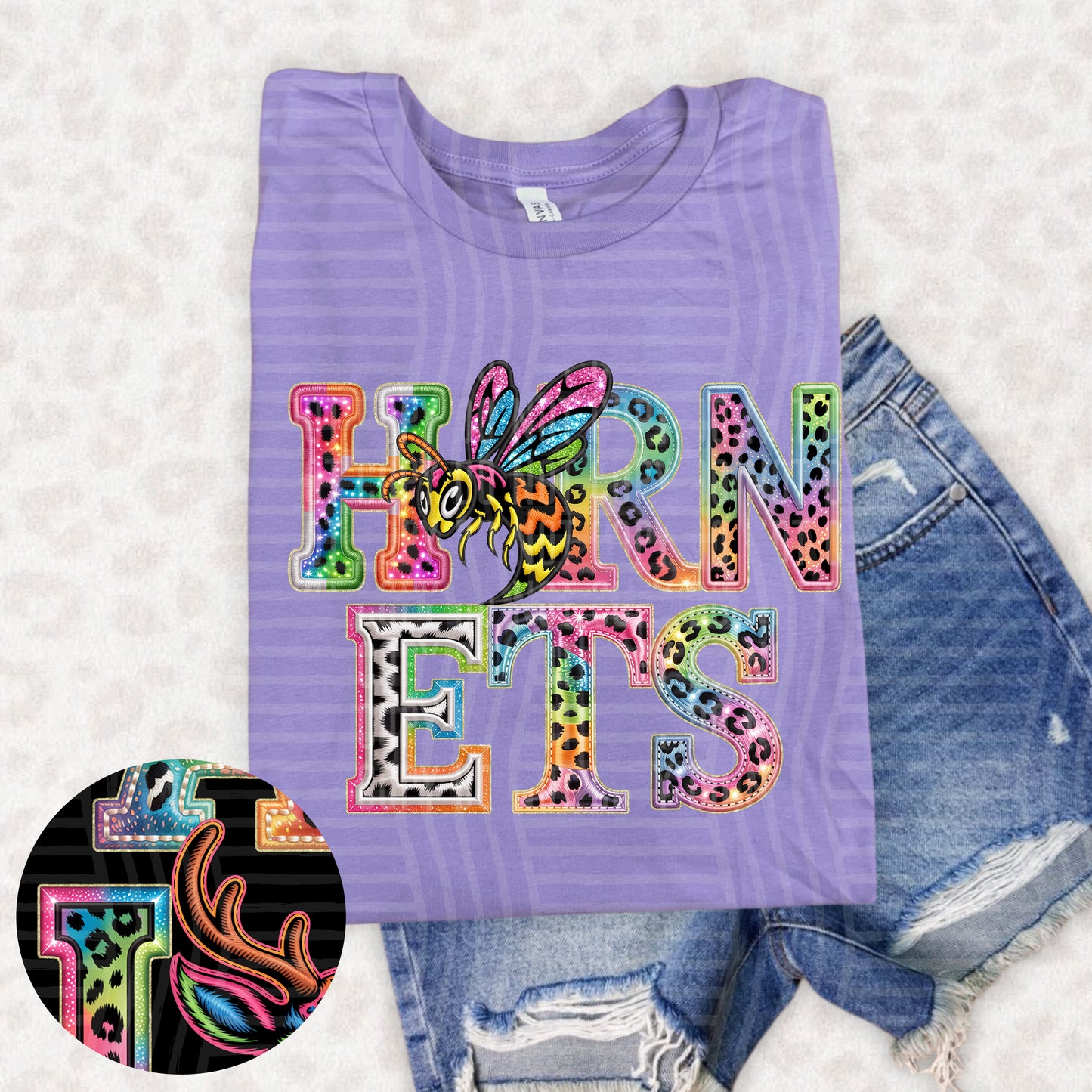 Hornets (pink neon leopard)