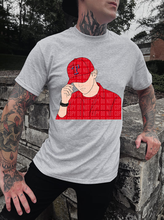 TEXAS RANGERS BASEBALL MAN