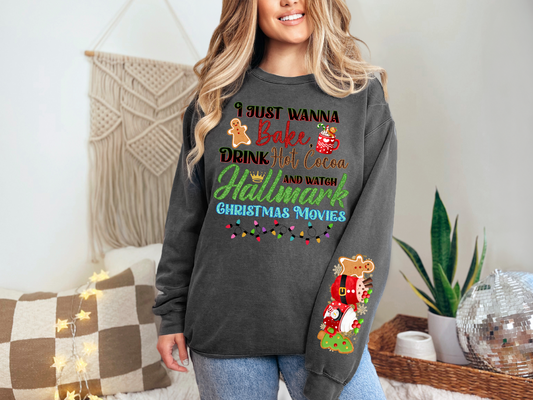 Bake, Drink, watch Hallmark- SLEEVE
