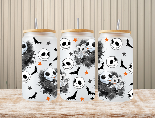 Jack Skellington and zero - UV Libby Wrap