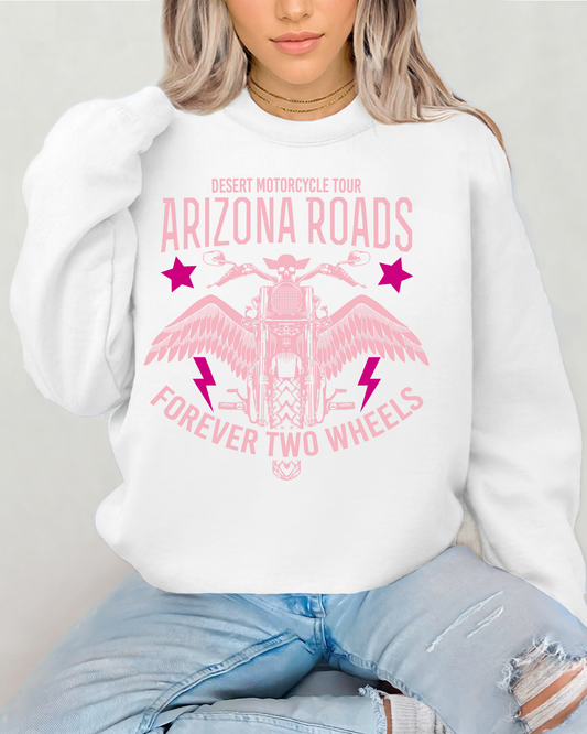 Arizona Roads Desert Motorcycle Tour Pink