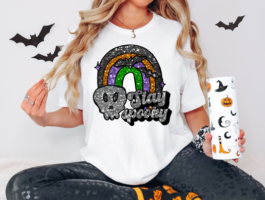 Stay spooky - sequin