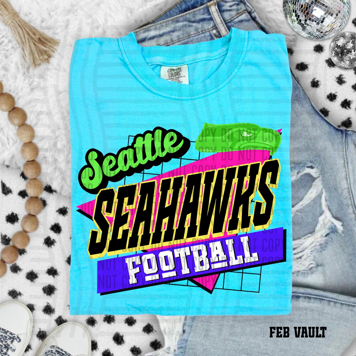 RETRO SEATTLE SEAHAWKS FOOTBALL