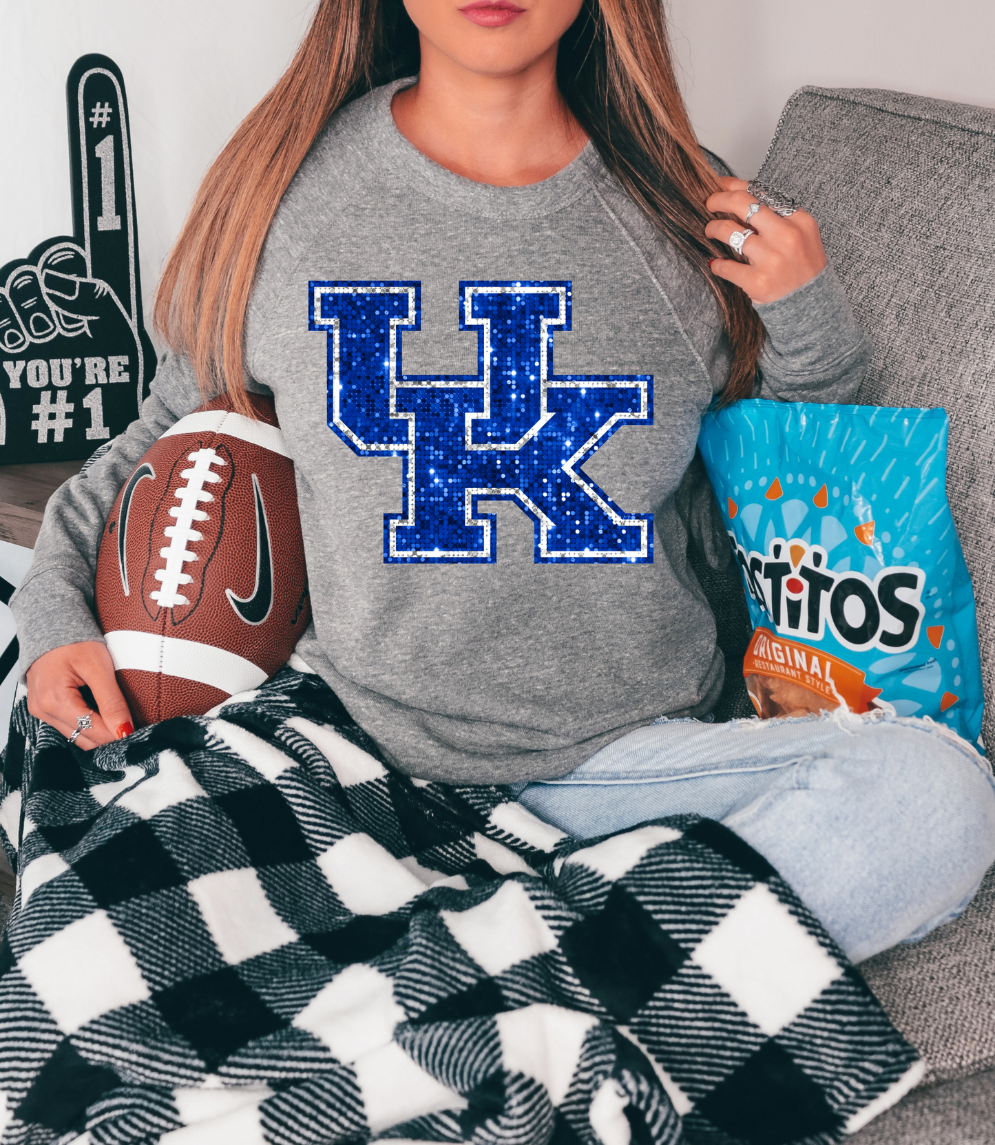 U K Glitter - DTF Print