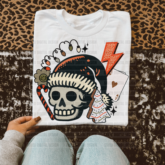 Skull Christmas Santa