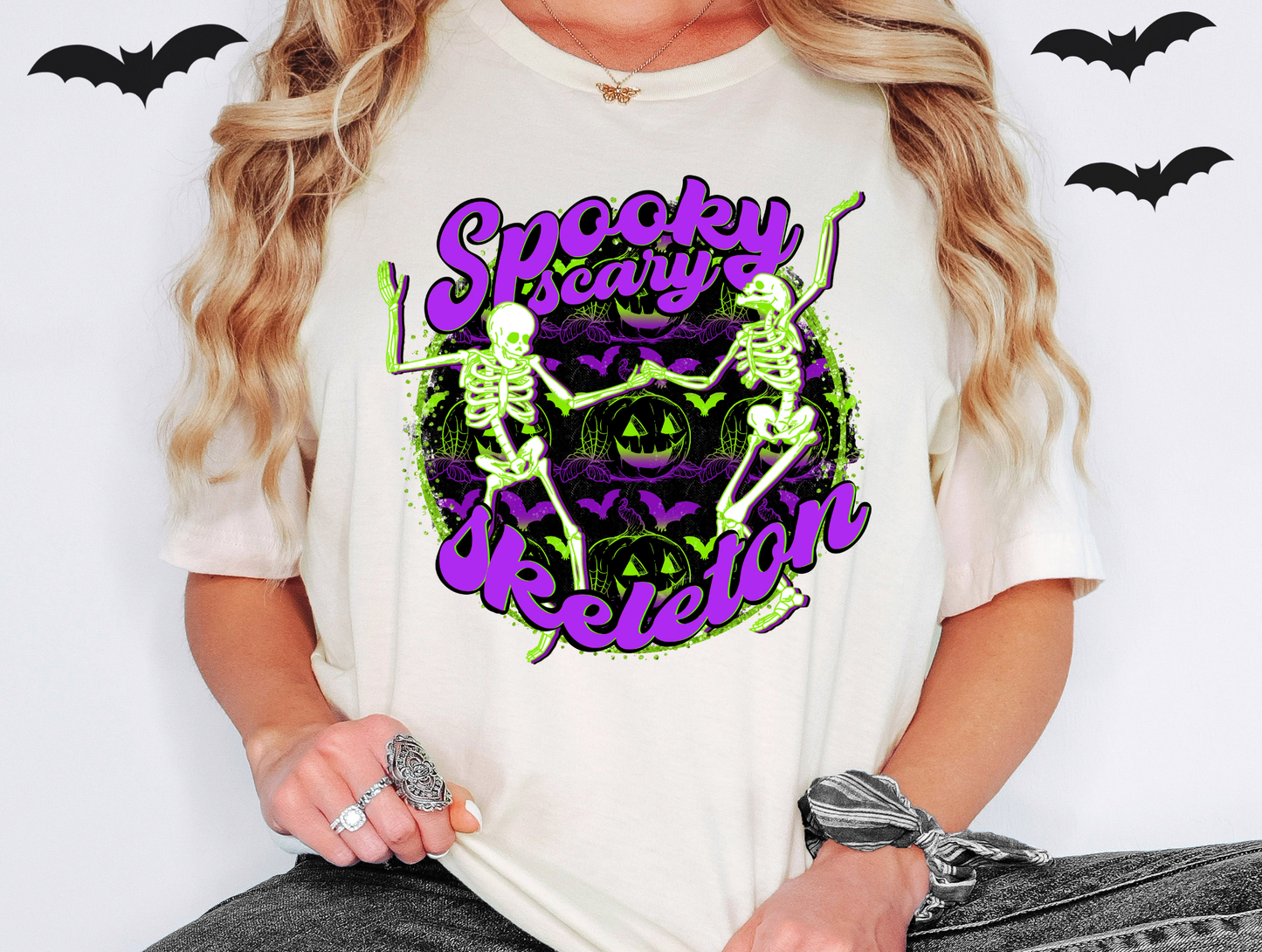Spooky scary skeleton