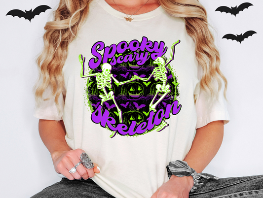 Spooky scary skeleton