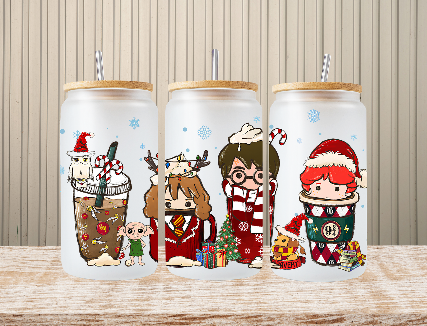 Harry potter cups - UV Libby Wrap