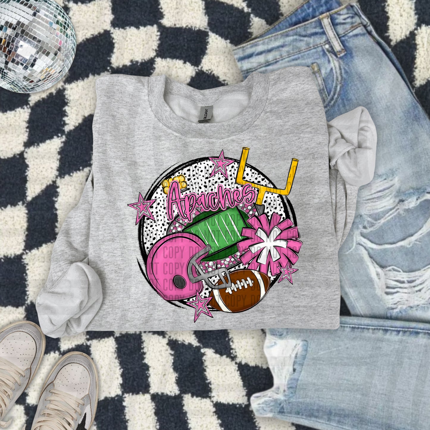 Apaches (football round pink)